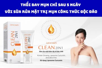 Thổi bay mụn chỉ sau 5 ngày với sữa rửa mặt trị mụn công thức độc đáo